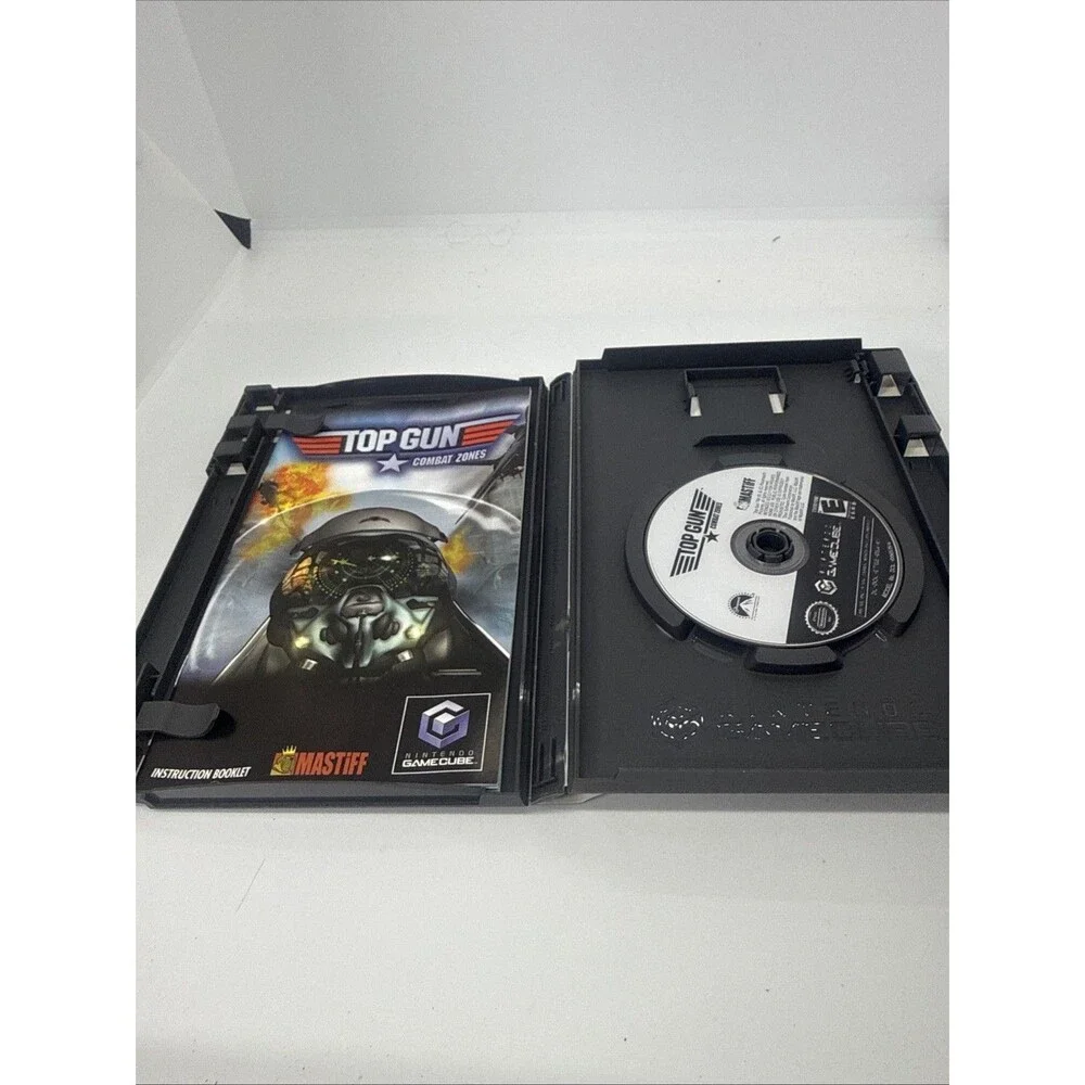 Top Gun - Combat Zones Nintendo GameCube Complete With Manual